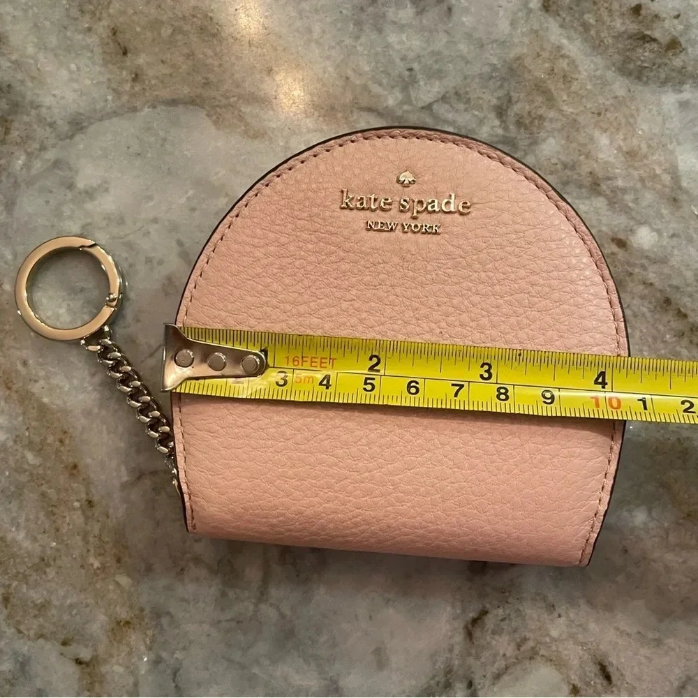 NWT Kate Spade pink half moon wallet
